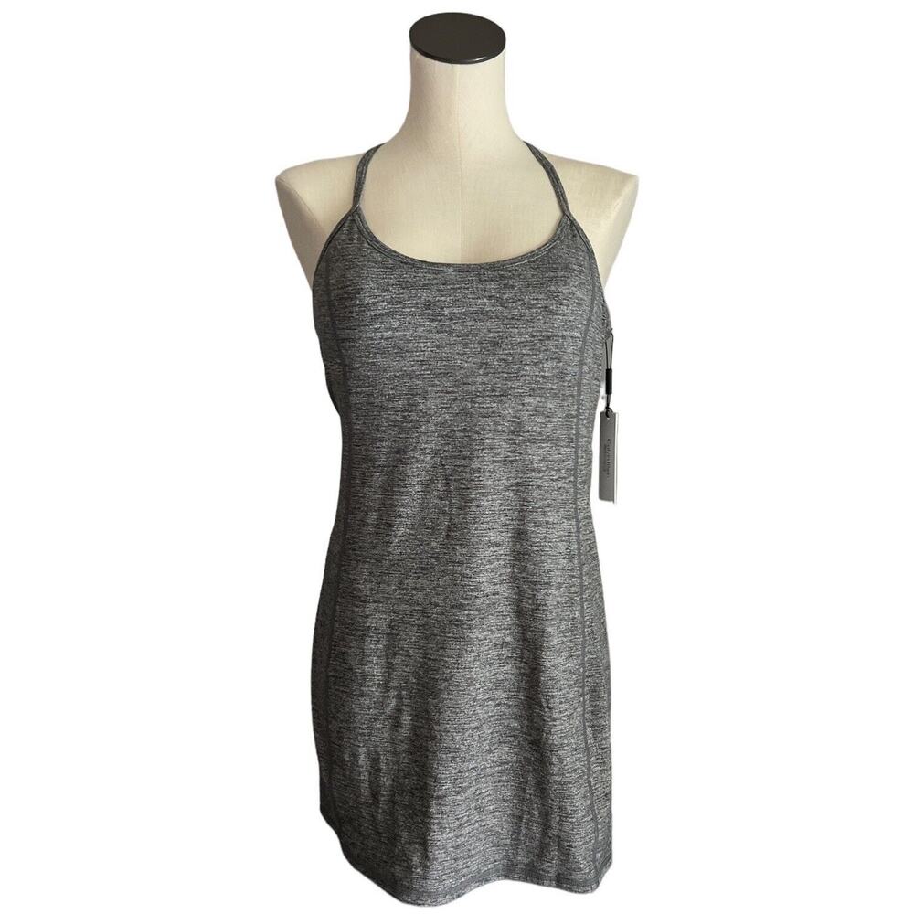 Calvin Klein Performance Womens Size XSmall Dress Gray Sleeveless Tennis NWT